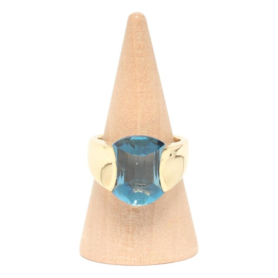 リング 指輪 K18 ブルートパーズ レディース SIZE 12号 中古 : Rehello