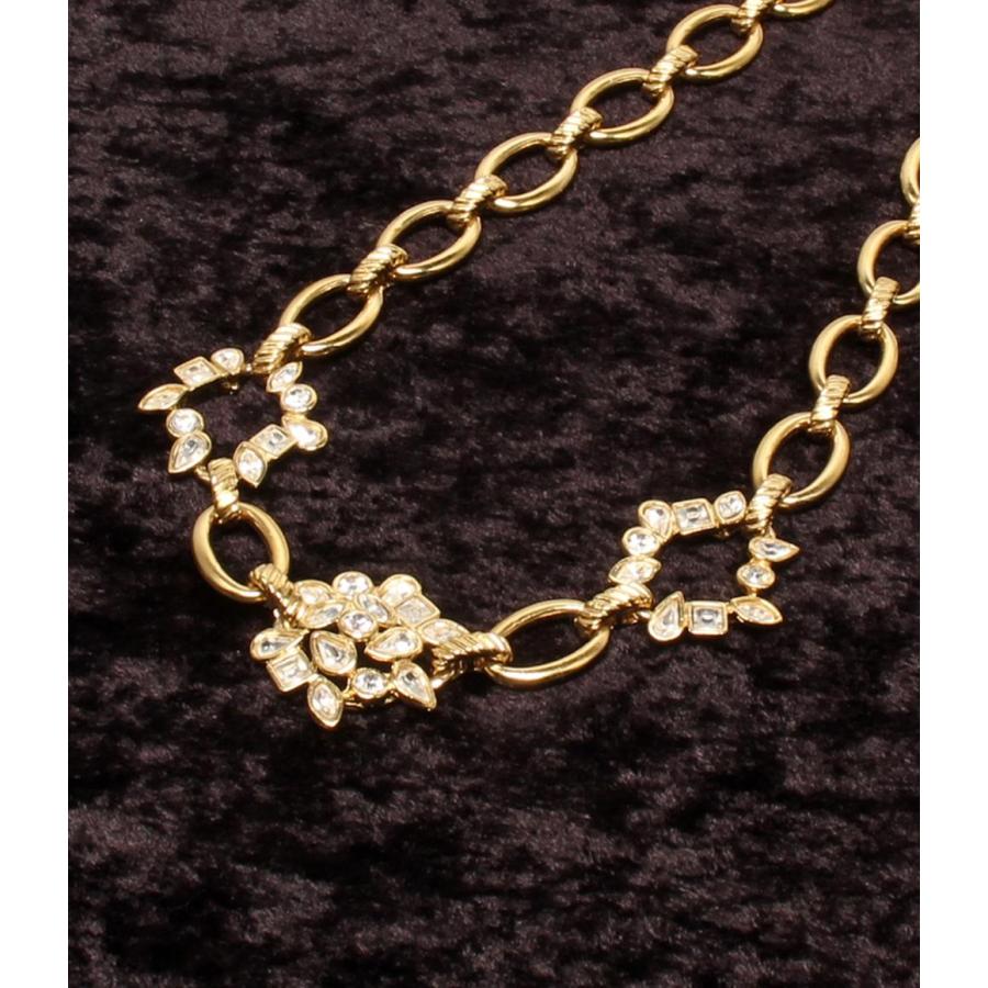 ◆◇◆イヴ・サンローラン フラワーモチーフ チェーン レディース ネックレス イヴ・サンローラン ネックレス チェーン レディース YVES SAINT