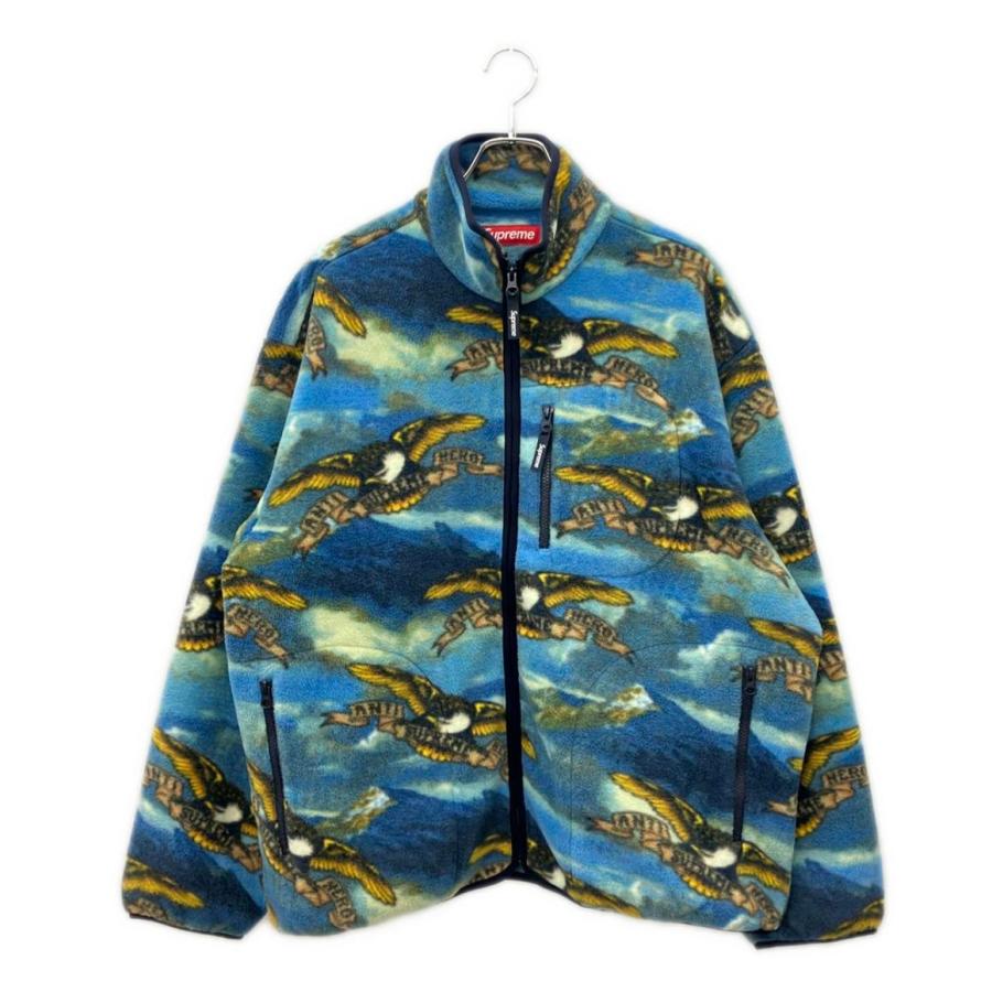 シュプリーム×アンタイヒーロー フリース ジャケット メンズ SIZE XL