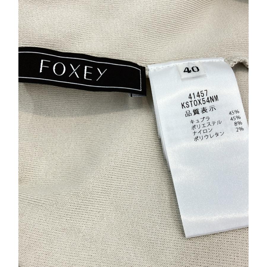 FOXEY - 【中古】 美品 フォクシー 半袖ニット ジェリービーンセーター 41457 レディース SIZE 40 (M) FOXEY 美品 フォクシー 半袖ニット ジェリービーンセーター 41457