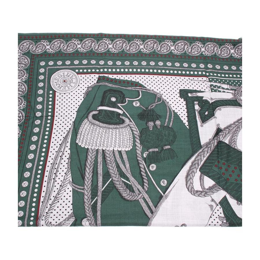 美品 エルメス 大判スカーフ カレ140 カシミア×シルク ZOUAVES 美品 エルメス 大判スカーフ カレ140 カシミア×シルク ZOUAVES