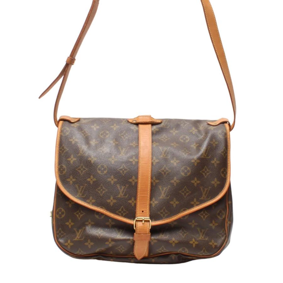 ルイ・ヴィトン ショルダーバッグ 斜め掛け ソミュール35 モノグラム