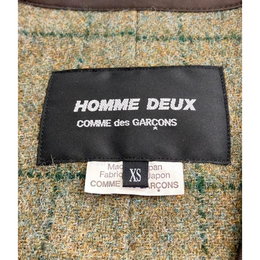 美品✨️19AW コムデギャルソンオムドゥ ライナーコート 異素材切替 S~M COMME des GARCONS HOMME DEUX コムデギャルソンオムドゥ 19AW