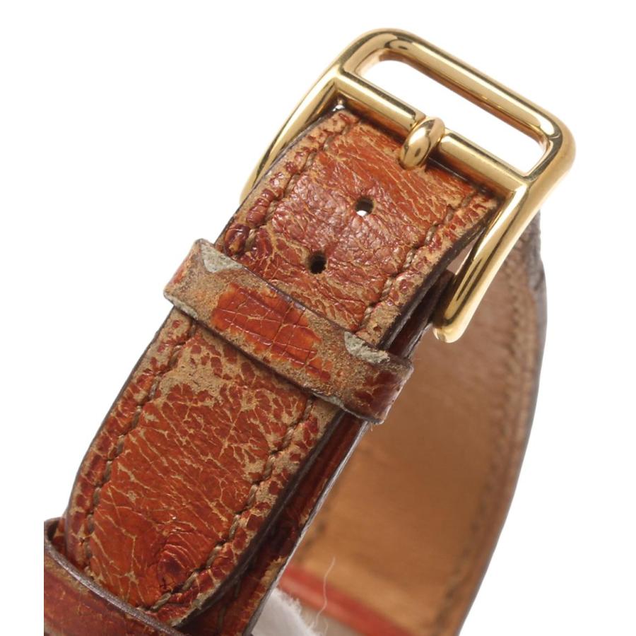 エルメス 腕時計 セリエ クオーツ ホワイト メンズ HERMES 中古