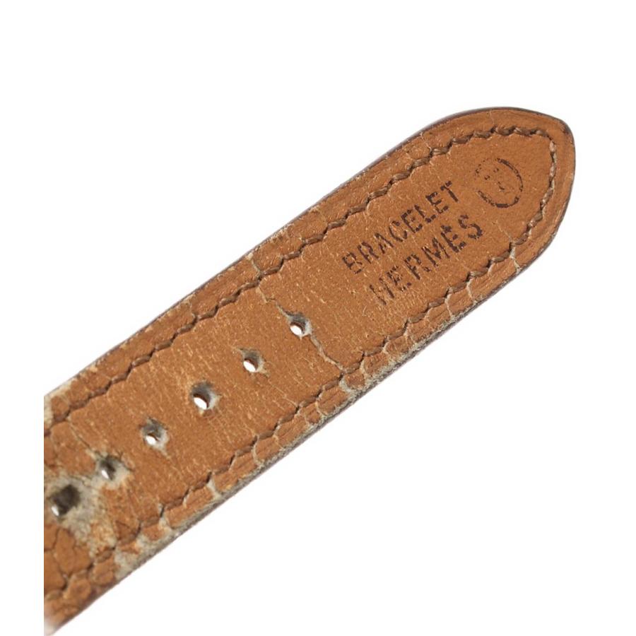 エルメス 腕時計 セリエ クオーツ ホワイト メンズ HERMES 中古