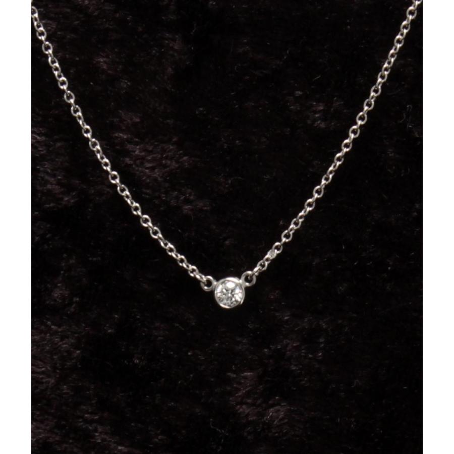美品 ティファニー ネックレス Pt950 エルサ ペレッティ バイザヤード 
