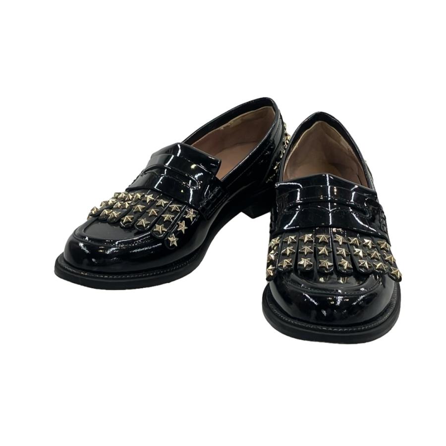 レッドヴァレンティノ スタッズローファー レディース SIZE 36 (M) RED