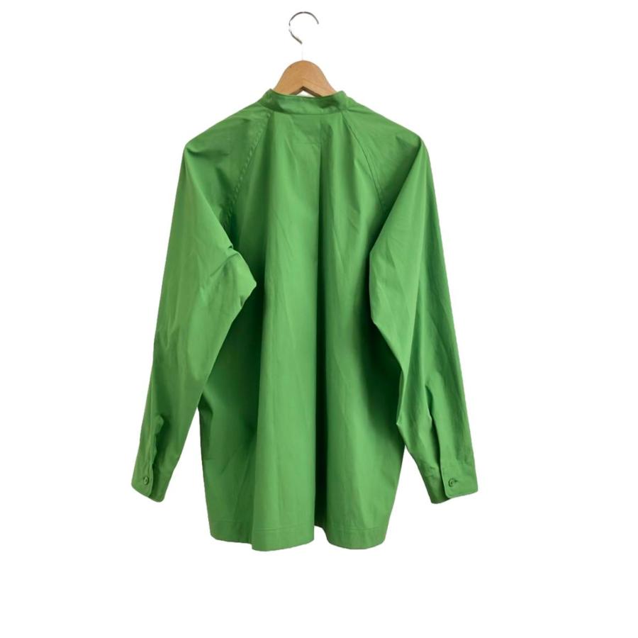 HOMME PLISSE issey miyake 長袖シャツ サイズ2 オム プリッセ イッセイミヤケ 長袖バンドカラーシャツ メンズ