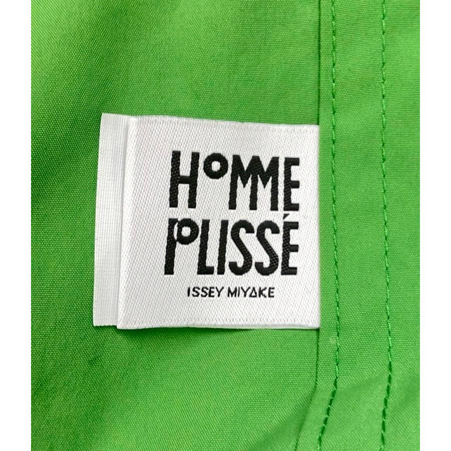 HOMME PLISSE issey miyake 長袖シャツ サイズ2 オム プリッセ イッセイミヤケ 長袖バンドカラーシャツ メンズ