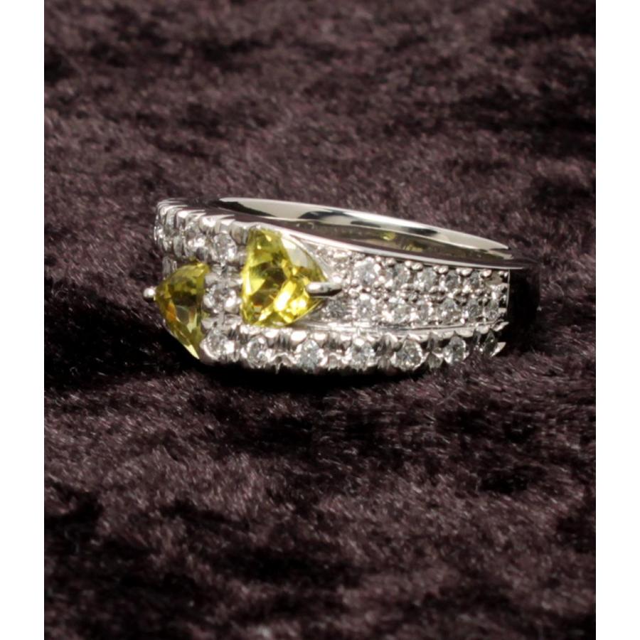 美品 リング 指輪 Pt900 ダイヤ 0.48ct トルマリン 0.88ct レディース