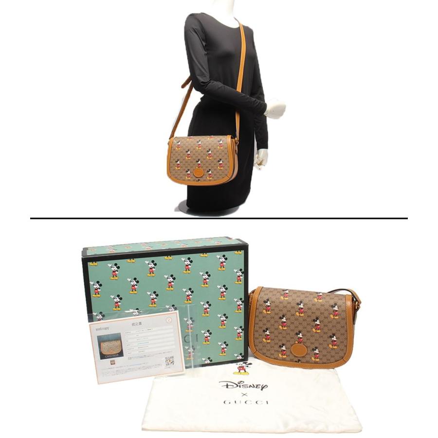 グッチ ショルダーバッグ 斜め掛け ミッキーマウス Disneyコラボ