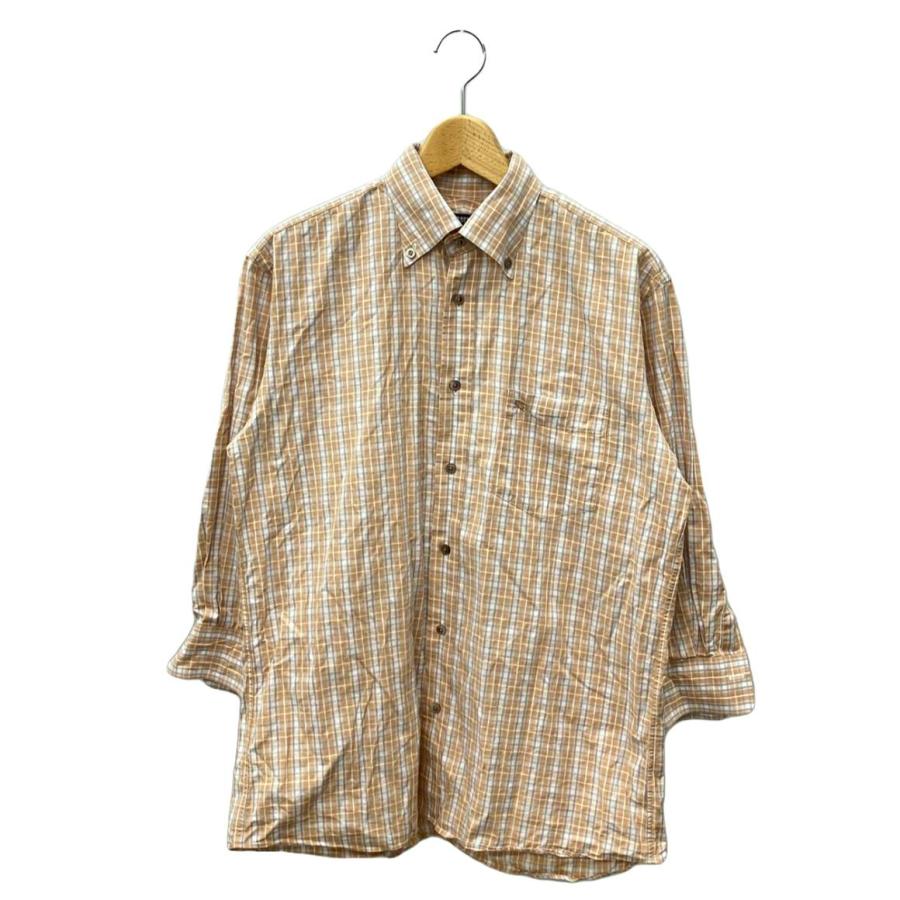 Burberrys チェック柄 長袖シャツ Lサイズ BURBERRY 中古 バーバリーロンドン LONDON 長袖 シャツ チェック