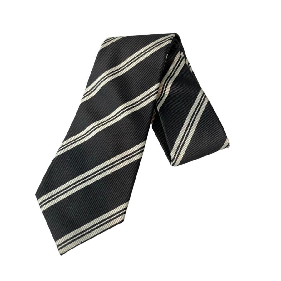 極美品 ポールスミスコレクション ネクタイ 緑 ストライプ シルク