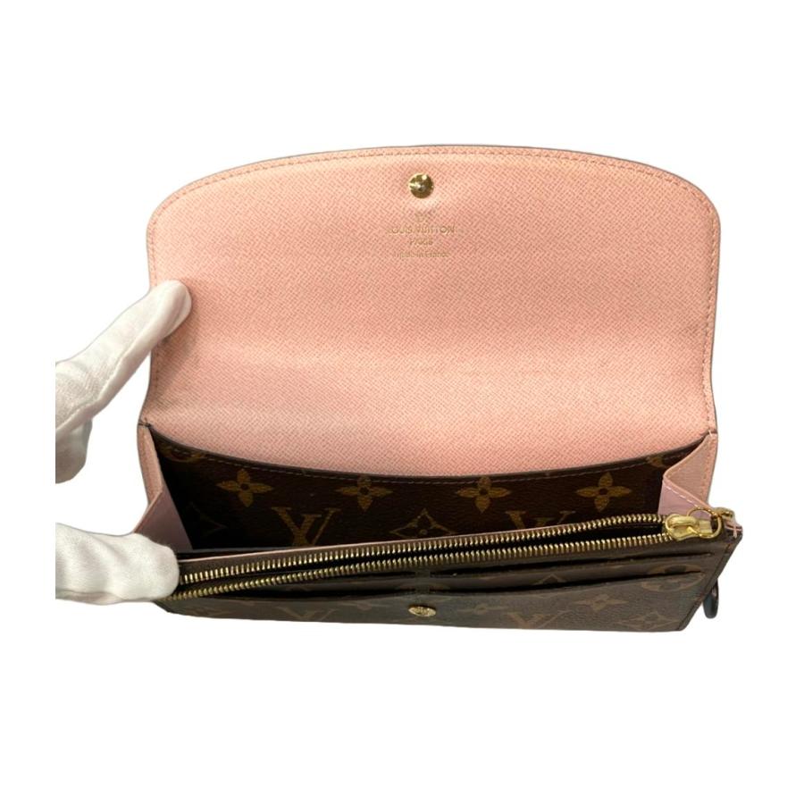 ルイヴィトン 二つ折り長財布 ポルトフォイユエミリー モノグラム