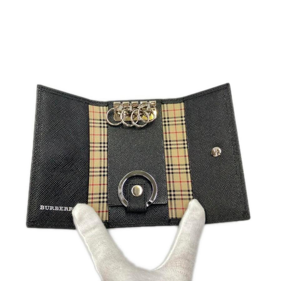 美品 バーバリー 4連キーケース メンズ BURBERRY 中古 : Rehello by