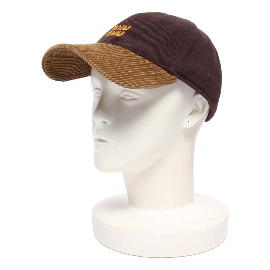 美品 ミュウ ベースボールキャップ コーデュロイ レディース SIZE M