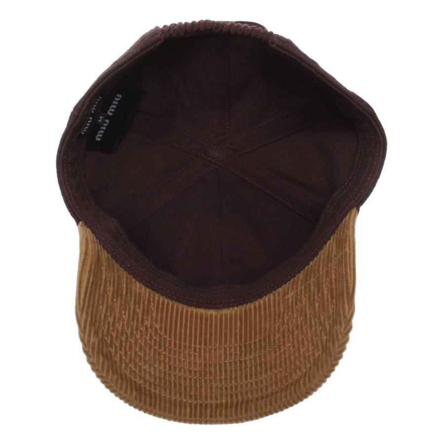 美品 ミュウ ベースボールキャップ コーデュロイ レディース SIZE M