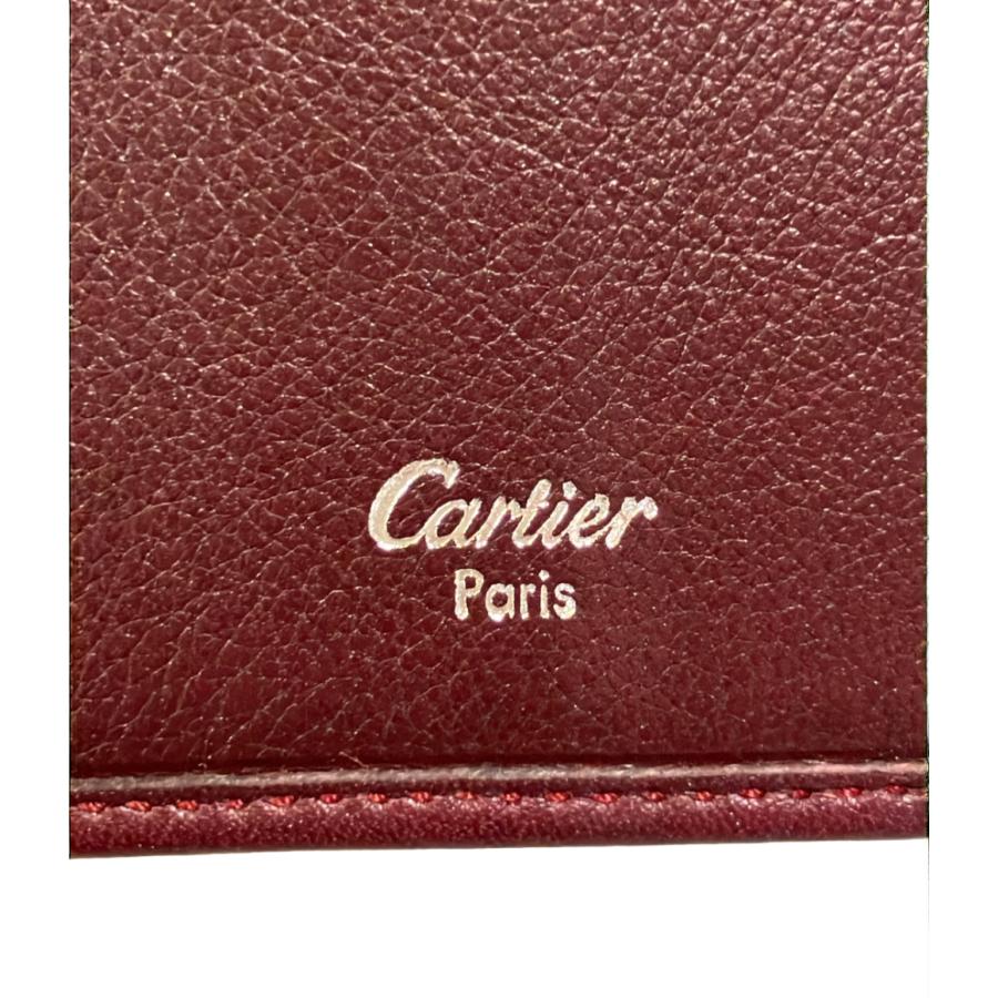 正規品　カルティエ　長財布　3つ折り　トリニティ　レザー カルティエ 三つ折り財布 トリニティ レディース Cartier 中古