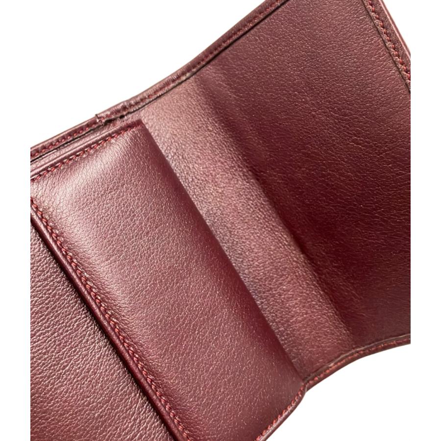 カルティエ 三つ折り財布 トリニティ レディース Cartier 中古