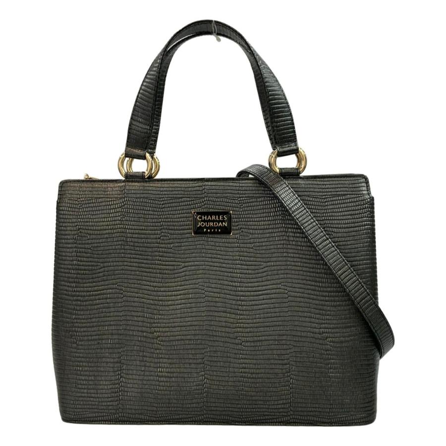 ✨CHARLES JOURDANコンビ✨ シャルル・ジョルダン 2WAY ハンドバッグ ショルダーバッグ 斜め掛け