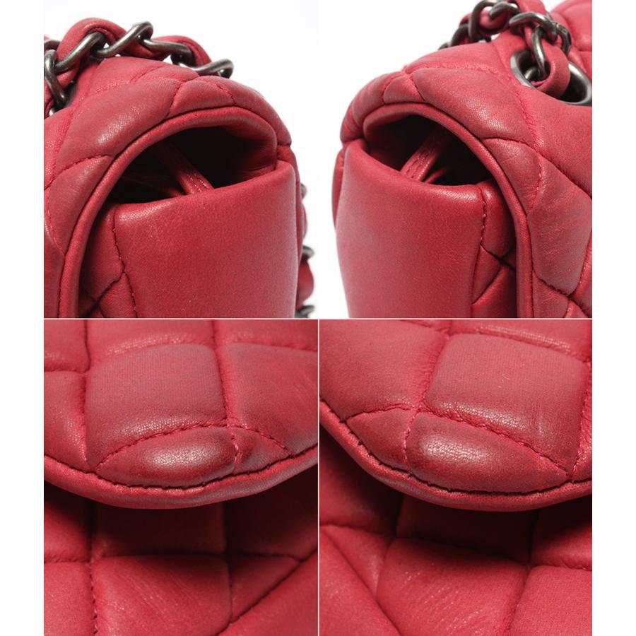 シャネル チェーンショルダーバッグ シルバー金具 バブルキルト