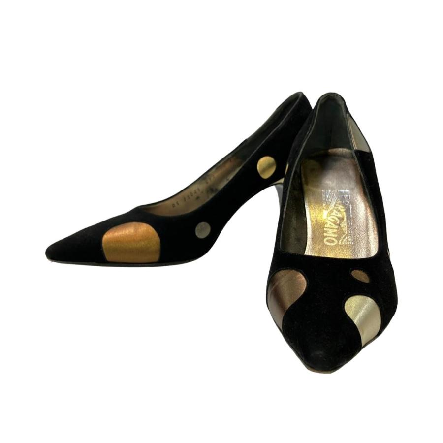 サルヴァトーレフェラガモ ポインテッドトゥパンプス レディース SIZE  