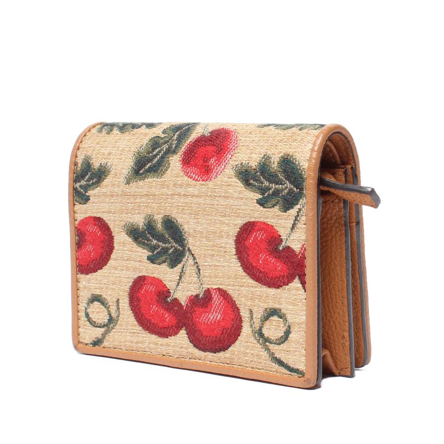 美品 ヴァレンティノ 二つ折り財布 チェリー柄 レディース VALENTINO
