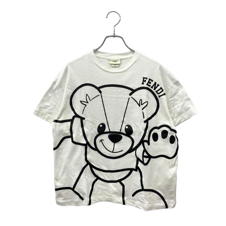 美品！FENDIキッズ Tシャツ サイズ12A フェンディ 半袖 ビッグベア Tシャツ キッズ SIZE 12A FENDI 中古