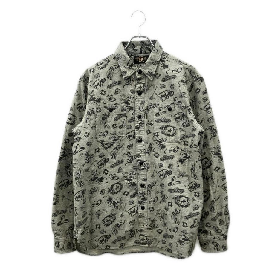 RRL ペイズリー柄 長袖シャツ ダブルアールエル XS ダブルアールエル 総柄 シャツ メンズ SIZE L RRL 中古 : Rehello by