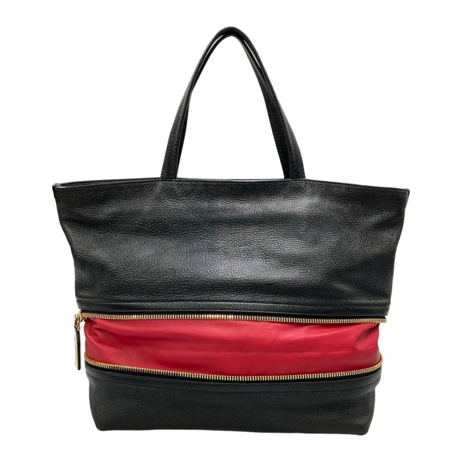 Salvatore Ferragamo ガンチーニ レザー トートバッグ レッド Salvatore Ferragamo ガンチーニ 2WAY レザートートバッグ