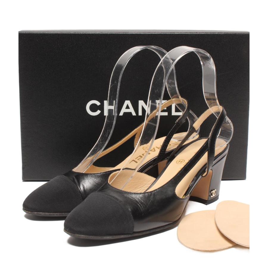 シャネル スリングバック ミュール パンプス ココマーク G31318