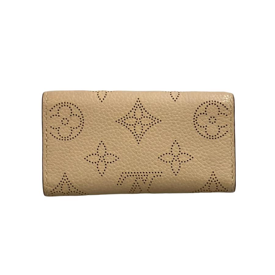美品 LOUIS VUITTON キーケース ベージュマヒナ ミュルティクレ 4
