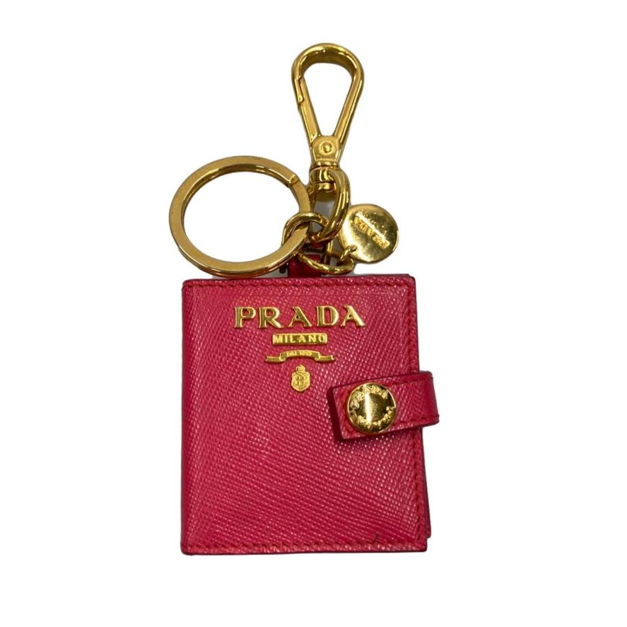 【極美品】PRADA プラダ バッグチャーム キーリング ノートモチーフ 訳あり プラダ バッグチャーム ノートモチーフ レディース PRADA
