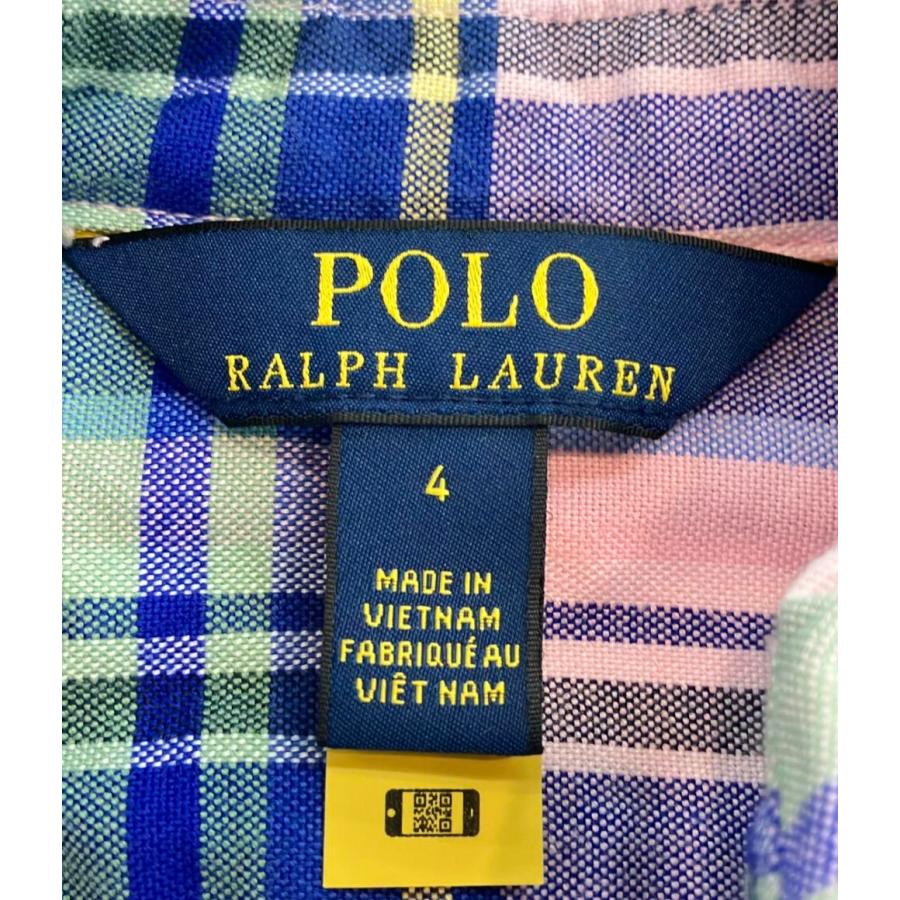 ポロ・ラルフローレン シャツワンピース チェック柄 キッズ SIZE ポロ・ラルフローレン シャツワンピース チェック柄 キッズ SIZE