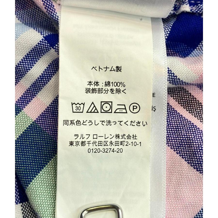 ポロ・ラルフローレン シャツワンピース チェック柄 キッズ SIZE ポロ・ラルフローレン シャツワンピース チェック柄 キッズ SIZE