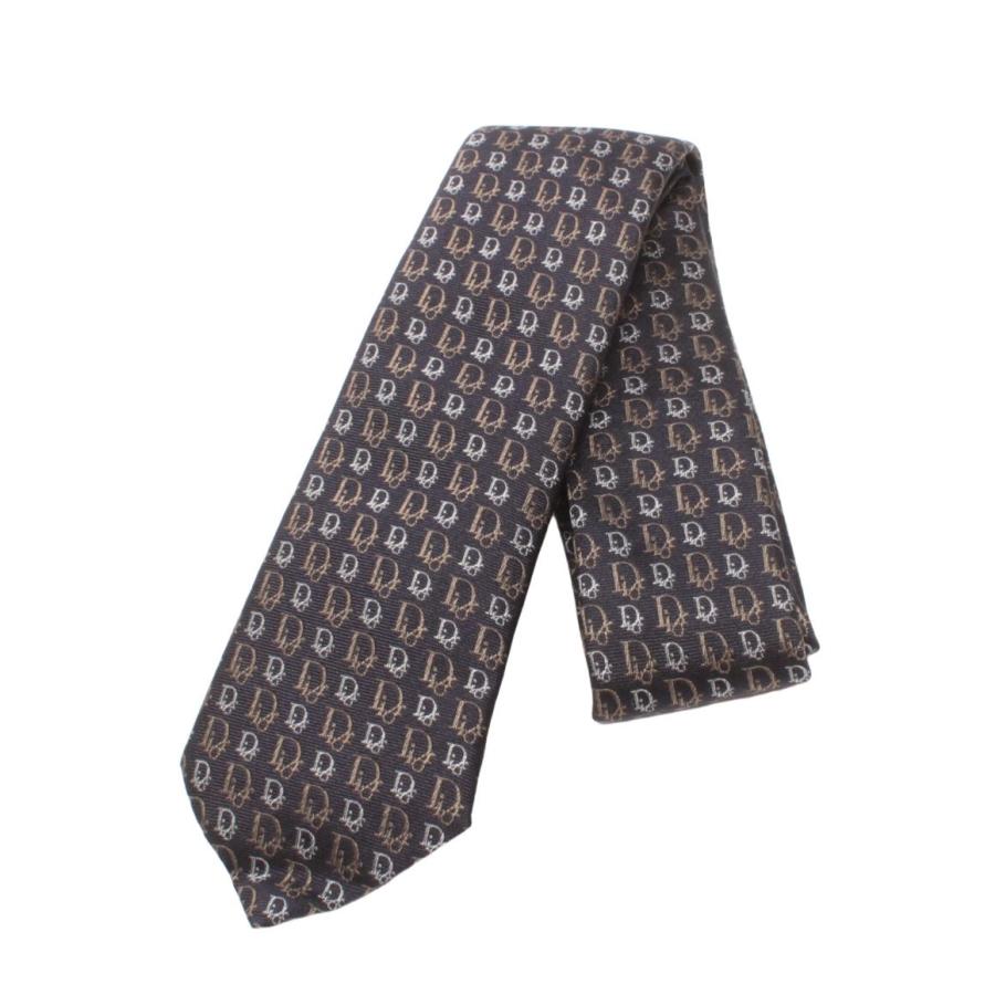 美品 クリスチャンディオール ネクタイ シルク100％ メンズ Christian