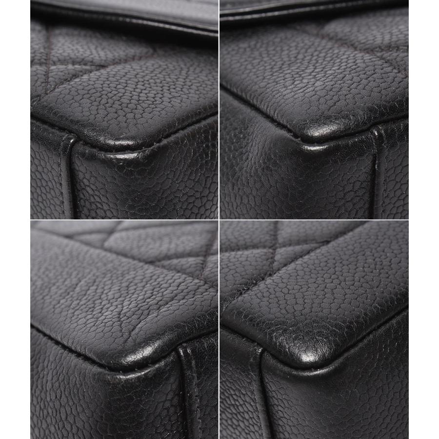 シャネル チェーンショルダーバッグ ゴールド金具 ダイアナ フラップ マトラッセ ４番台 キャビアスキン レディース CHANEL シャネル チェーンショルダーバッグ ゴールド金具 ダイアナ フラップ