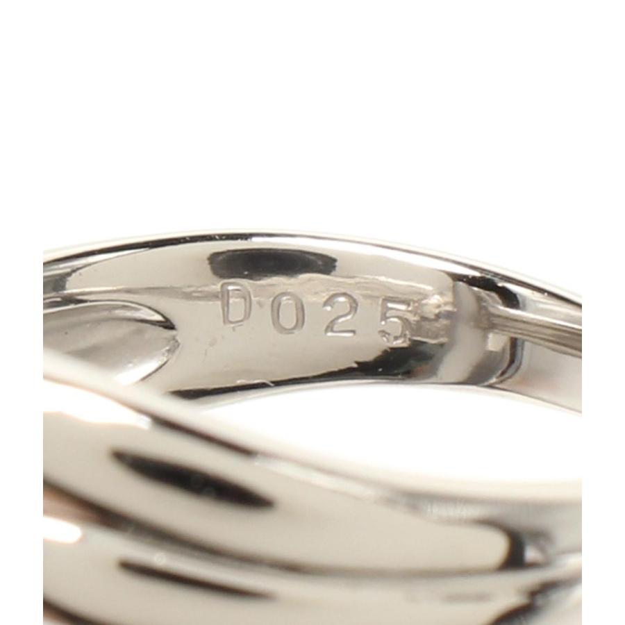 美品 リング 指輪 Pt900 アレキサンドライト0.17ct ダイヤ0.25ct  