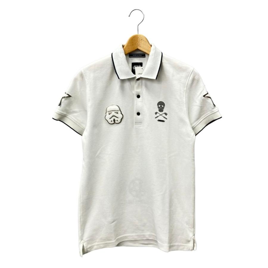 マークアンドロナ メンズ半袖ポロシャツM マークアンドロナ グレー