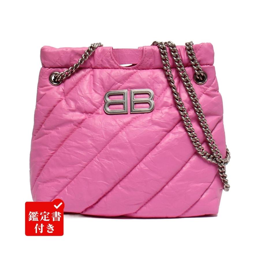 【美品】BALENCIAGA バレンシアガ チェーン ショルダーバッグ レザー 美品 バレンシアガ チェーンショルダーバッグ 肩掛け クラッシュ