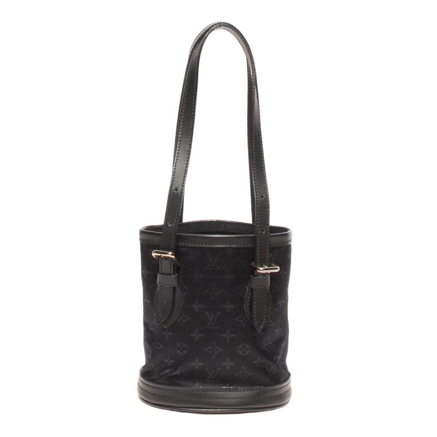 激レア‼ LOUIS VUITTON モノグラム・サテン リトルバケット M92144 中古 ルイ・ヴィトン ハンドバッグ リトルバケット モノグラム サテン