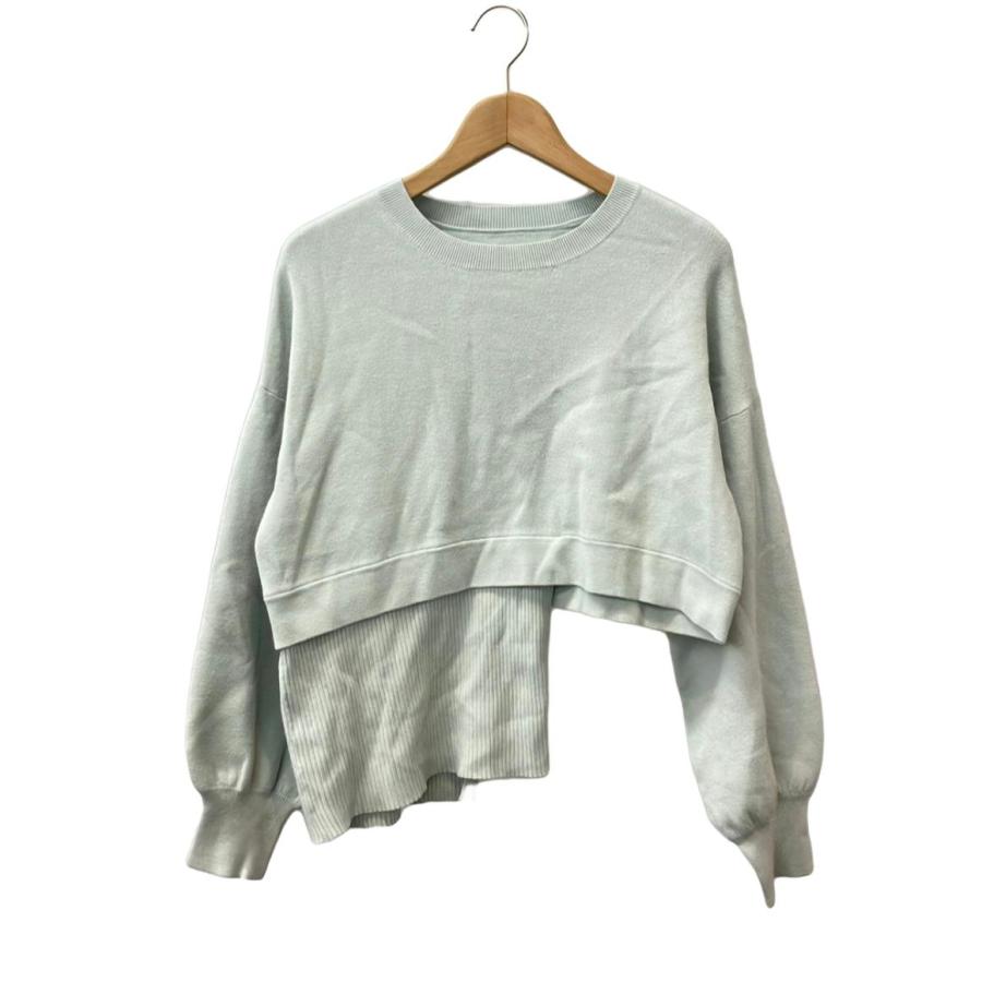 ダイアグラム 長袖ニット アシンメトリー レディース SIZE 36 (XS