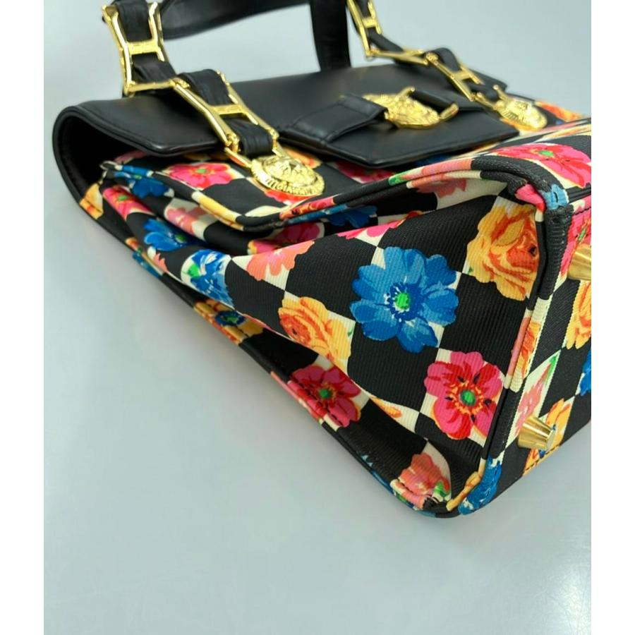 ジャンニ・ヴェルサーチ 花柄ハンドバッグ レディース Gianni Versace 