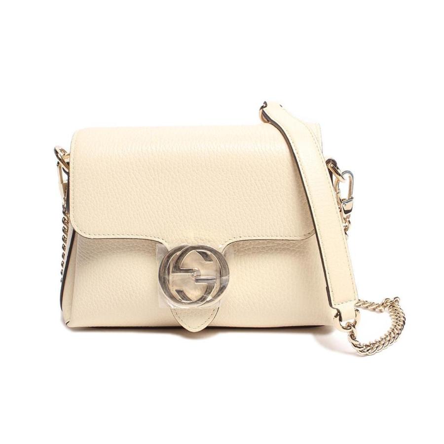 美品 グッチ チェーンレザーショルダーバッグ 607720 622011  