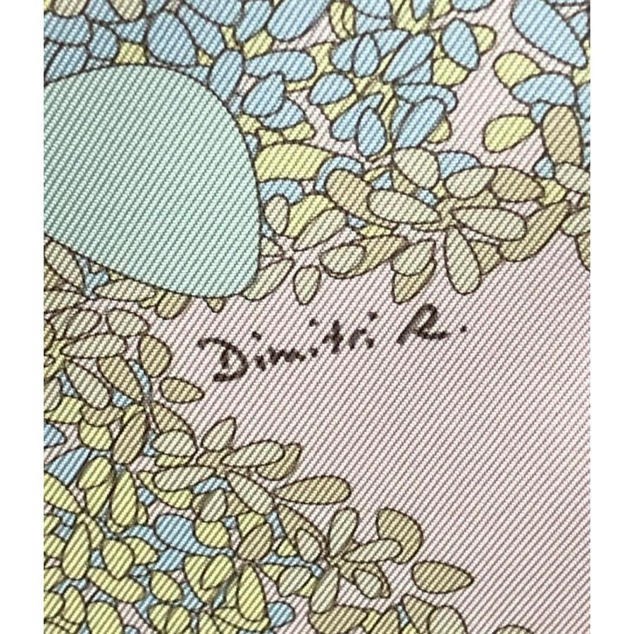 美品エルメススカーフ カレ90花の捧げ物OFFRANDES D'UN JOUR 美品 エルメス スカーフ シルク カレ90 100% 花の捧げ物