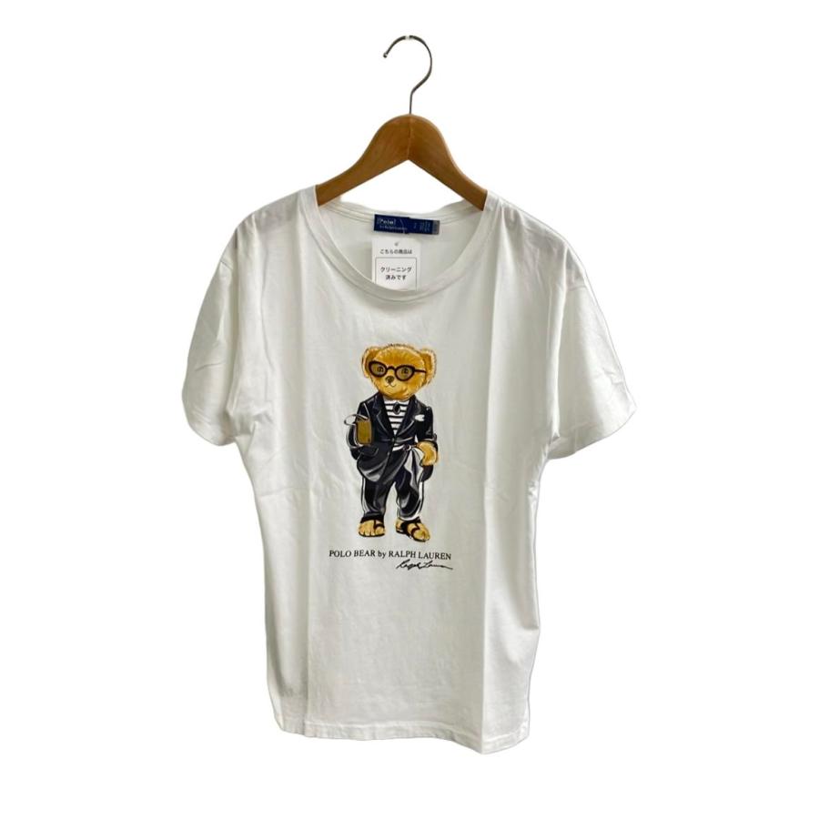 【1回着用】現行 ポロバイラルフローレン ポロベア 半袖Tシャツ ベージュS ポロバイラルフローレン 半袖Tシャツ ポロベア レディース SIZE SP (S