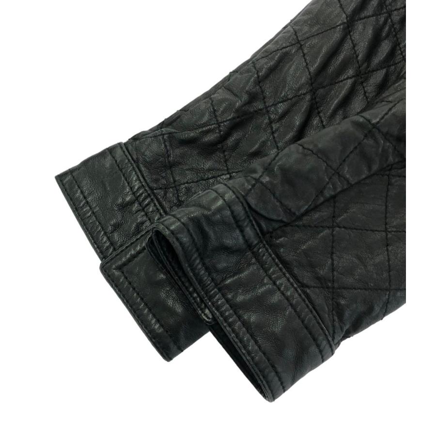 ドルチェアンドガッバーナ レザーキルティングブルゾン メンズ SIZE 44