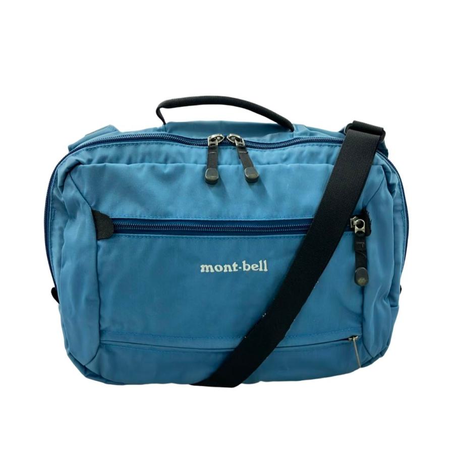 used モンベル　ナイロン　ショルダー 美品 モンベル ナイロンショルダーバッグ 斜め掛け メンズ mont-bell