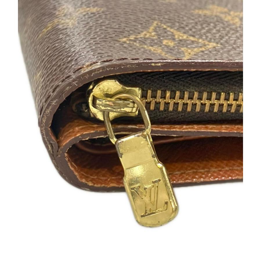 ルイヴィトン 二つ折り財布 コンパクトジップ 旧型 モノグラム M61667  