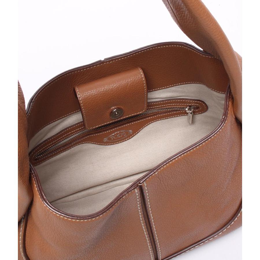 トッズ レザーハンドバッグ シャツバッグ ホーボー スモール